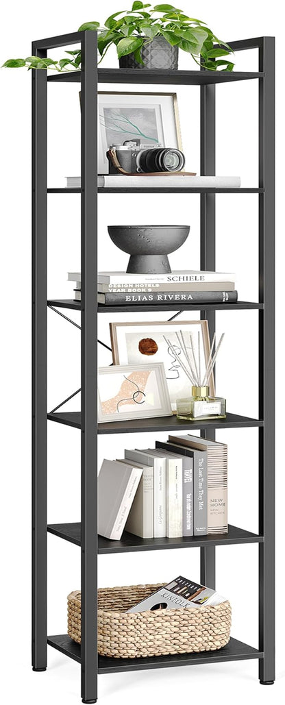 VASAGLE 6-Tier Bookshelf, Bookcase by Unknown
