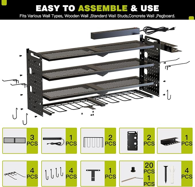 Power Tool Organizer Wall Mount - Image 7