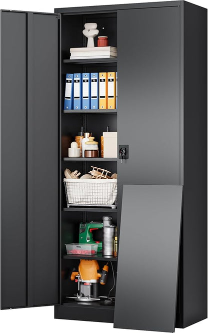 SISESOL Wide & Deep Metal Storage Cabinet by SISESOL
