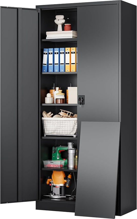 SISESOL Wide & Deep Metal Storage Cabinet by SISESOL