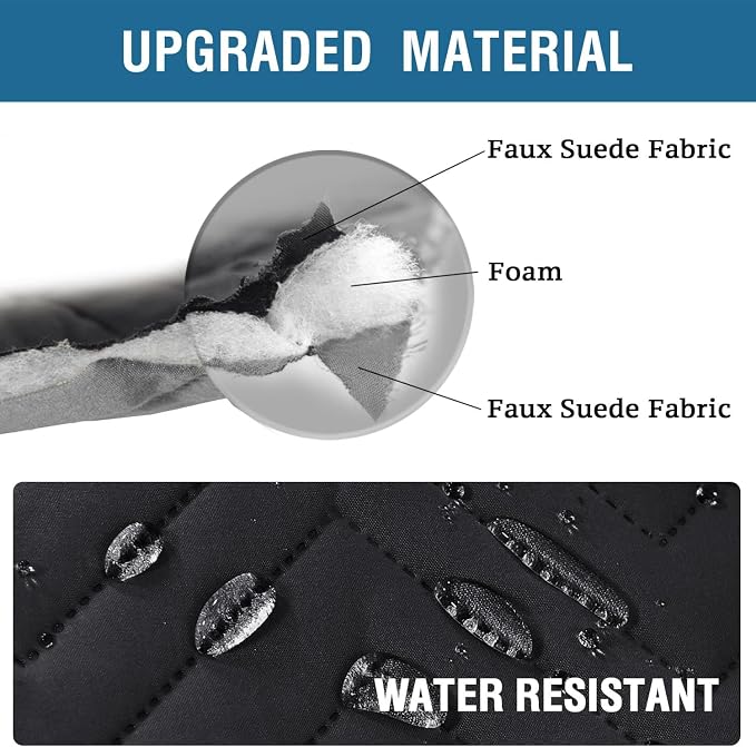 H.VERSAILTEX Armrest Covers for Sofa Water Resistant Couch Arm Covers Remote - Image 4