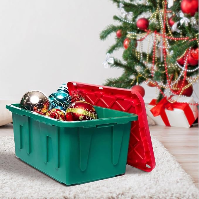 HOMZ 2-Pack Durabilt, Heavy Duty Plastic Storage Bins - Image 9