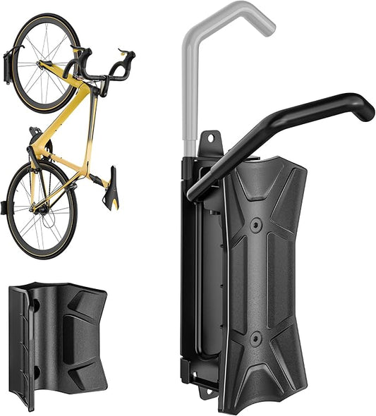 monTEK Heavy duty Bike Wall Mount, Swivel Bike Wall Hanger Holds Up to 77lbs by monTEK