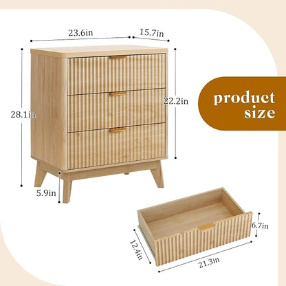 LYNCOHOME Fluted Night Stand - Image 2