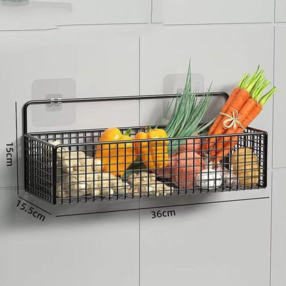 Hanging Wall Basket for Organizing, Wire Basket for Storage Pantry - Image 3