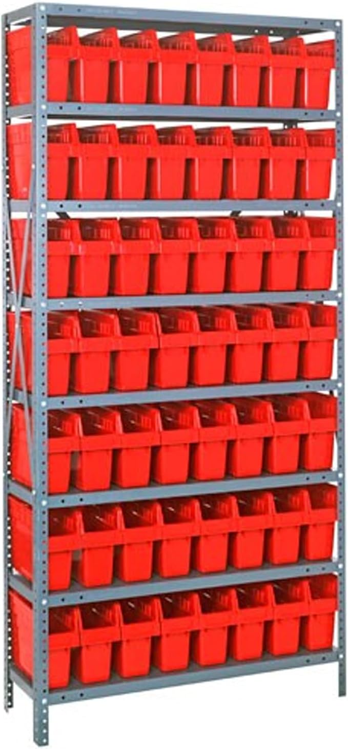 QUANTUM STORAGE SYSTEMS 1875-SB803RD Solid Heavy Duty 8 Shelves 56 STORE-MAX by QuantumStorageSystems