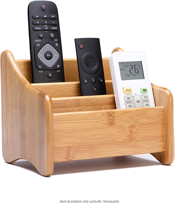 VolksRose Desk Remote Control Holder Multi-Function Coffee Table Office - Image 4