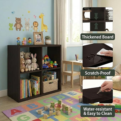 WannabeMyself【2026 Wooden Thick Frame】 4 Cube Storage Organizer - Image 3