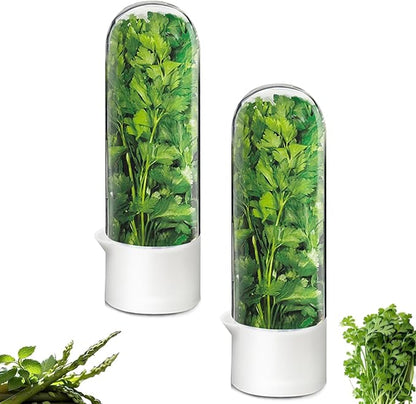Cilantro Container for Fridge, Herb Saver for Refrigerator by Unknown