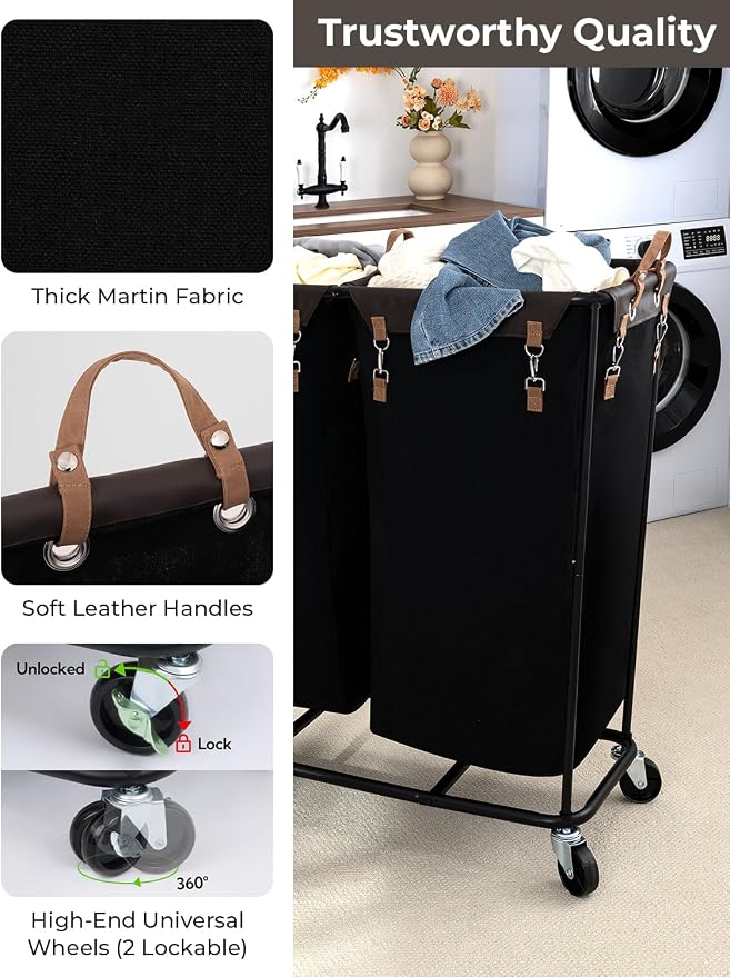 StorageWorks 390L Extra Large Lanudry Hamper - Image 5