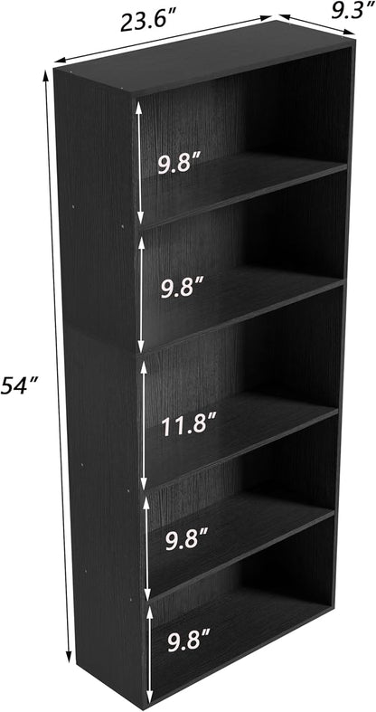 5 Tier book shelf, 5 Cube Storage Organizer, 5 Tier Cube Low Bookcase - Image 3