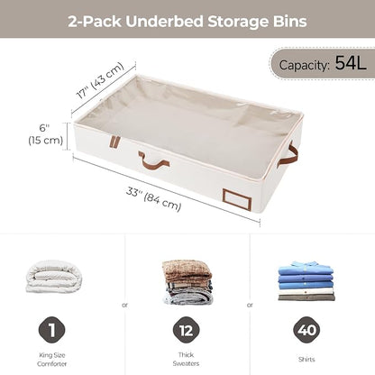 StorageWorks Large Under Bed Storage Containers - Image 7