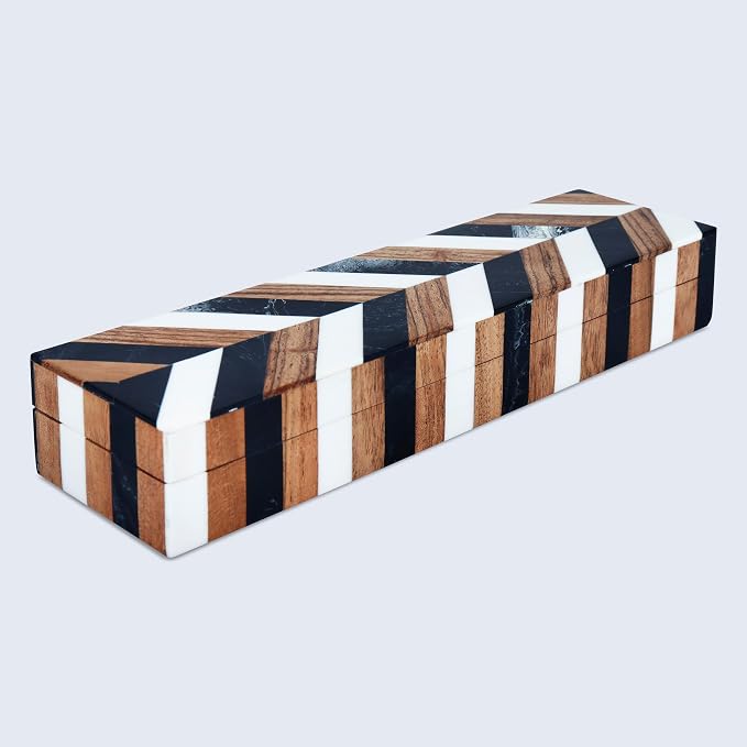Handicrafts Home Slim Decorative Storage Box - Image 7