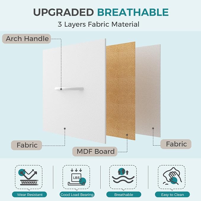 OLIXIS White Dresser for Bedroom, Wide Chest of Drawers for Clothes Storage | - Image 6