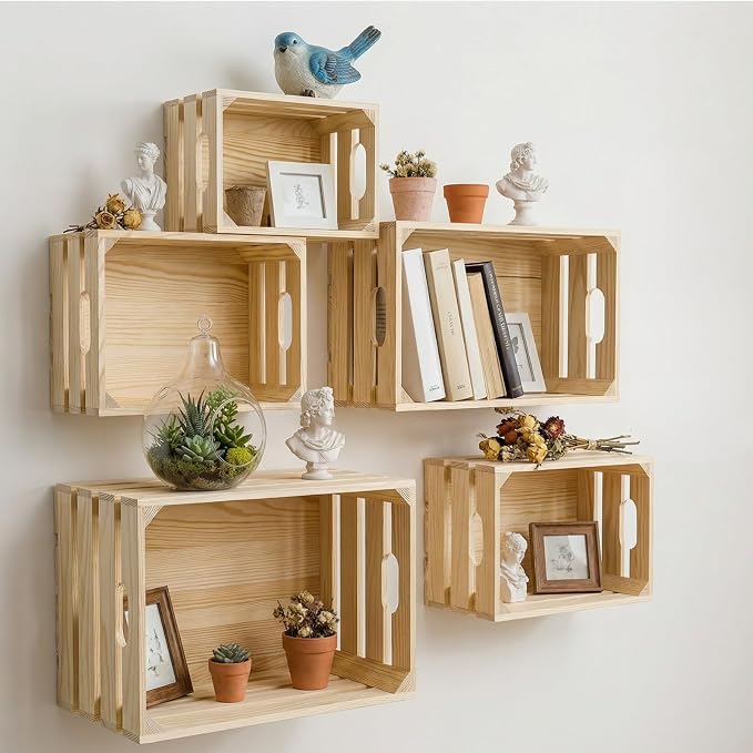 ZENFUN 3 Pack Wooden Nesting Crates - Image 5