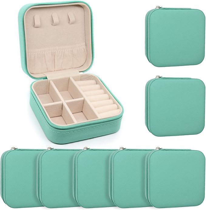 KEINE MARKE Small Jewelry Box, Travel Portable Jewelry Case by KEINEMARKE