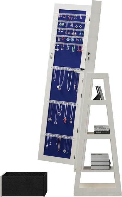 Montary Jewelry Cabinet with Full-Length Mirror - Image 5