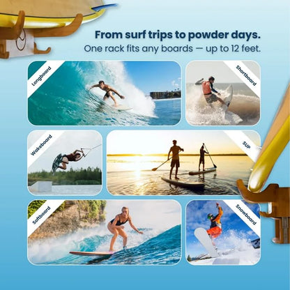 LISS Solo Rack – Wall Mount Surfboard Holder - Image 6