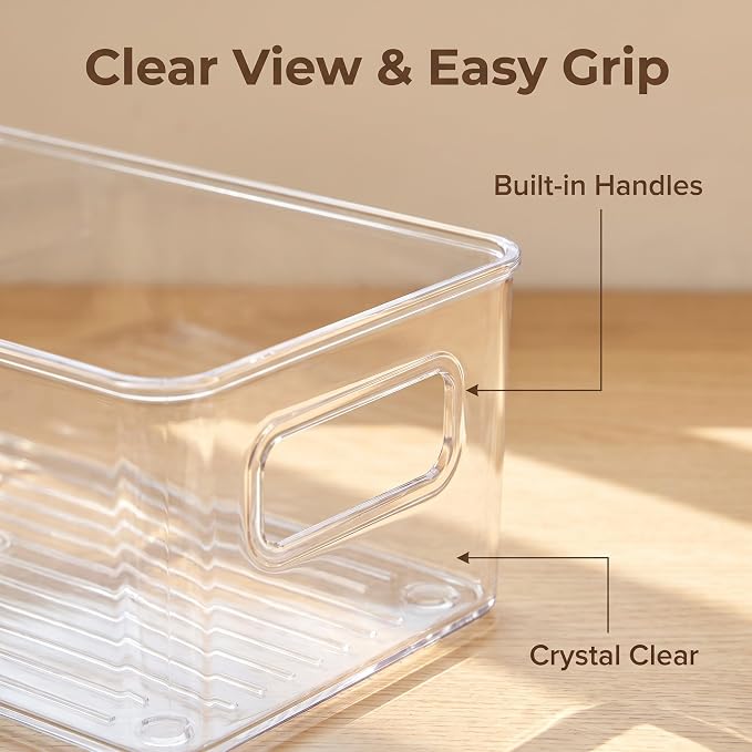 8-Piece Kitchen Storage and Organization Set | Expandable Drawer Organizer Bins - Image 6
