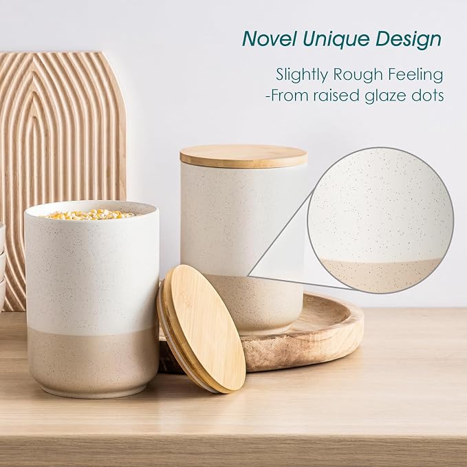 vancasso Sabine Large Ceramic Canister Set - Image 4