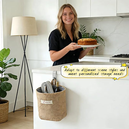 Machine Washable Hemp Cotton Hanging Organizer - Image 2