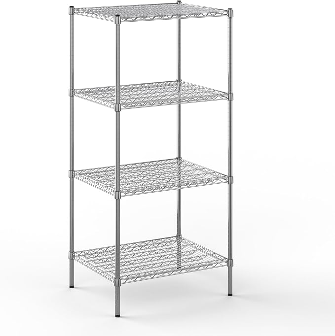 24" Deep x 30" Wide x 64" Height Wire Shelving Kit | 4-Tier | NSF Commercial by Regal+Altair