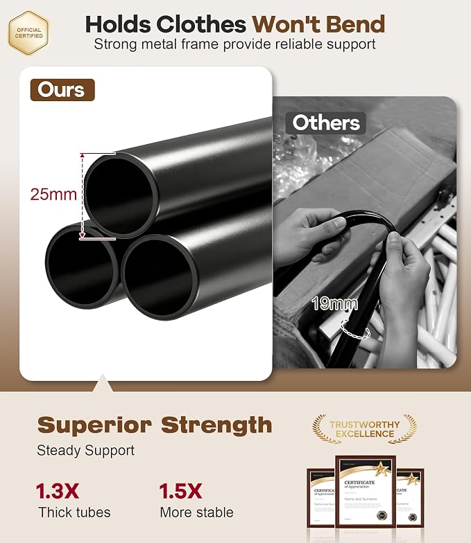 MISSLO Heavy Duty Clothes Racks - Image 3