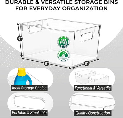ClearSpace Clear Plastic Storage Bins – Pantry Organizers & Storage Containers - Image 4