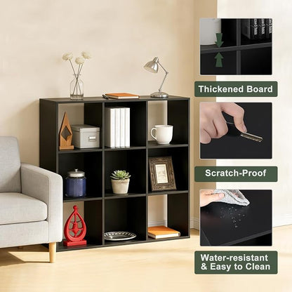 9 Cube Storage Organizer, Reversible Bookcase Shelf, Open Cube Bookshelf - Image 4