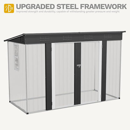 DWVO 9' x 4' Outdoor Storage Shed - Image 7