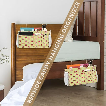 Bedside Caddy Storage Organizer Bunk Bed Hanging Storage Organizer Bag - Image 7