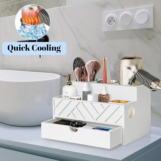 Hair Tool Organizer, Hair Dryer Holder - Image 3