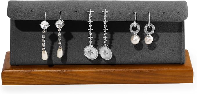 Solid Wood Jewelry Earrings Display Stand Small Jewelry Display by Woodten