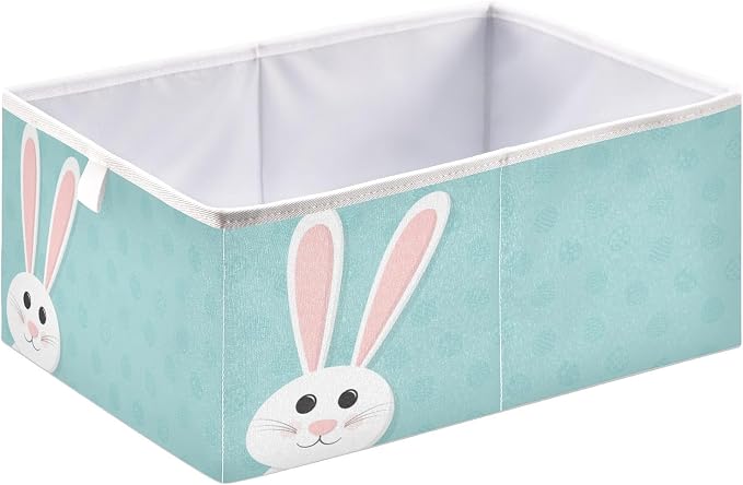 Blue Easter Rabbit Closet Organizers Storage Cubes Storage Bins Shelf Baskets by Unknown