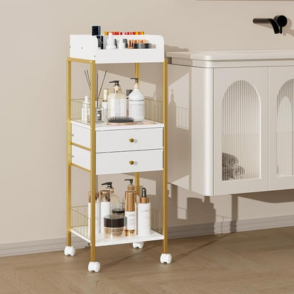 Makeup Organizer Cart Shelf Floor Skincare Organizers Make Up and Station - Image 4
