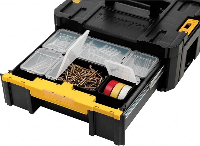 DEWALT Tool Organizer, TSTAK III, Single Deep Drawer, Heavy Duty Latches - Image 7