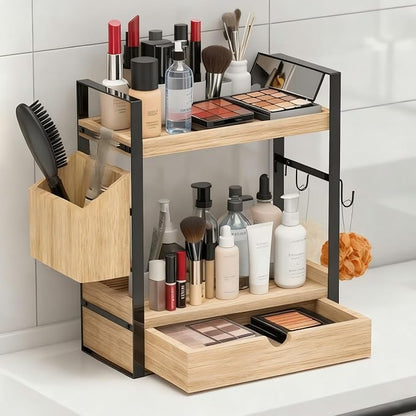 2-Tired Bathroom Counter Organizers and Storage, Bathroom Countertop Organizer - Image 2