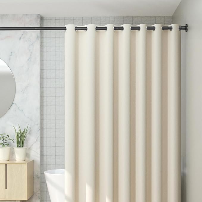 CorkLatta Black Shower Curtain Rod 31 to 80 Inch, 1 Inch Diameter Heavy Duty - Image 7