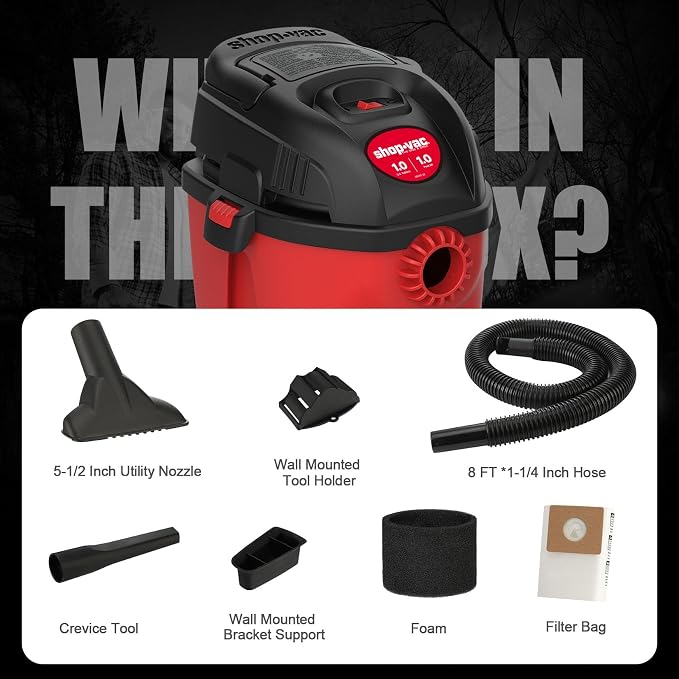 Shop-Vac 2021000 1 Gallon 1 Peak Wet/Dry Vac, Portable Compact Micro Vacuum - Image 8