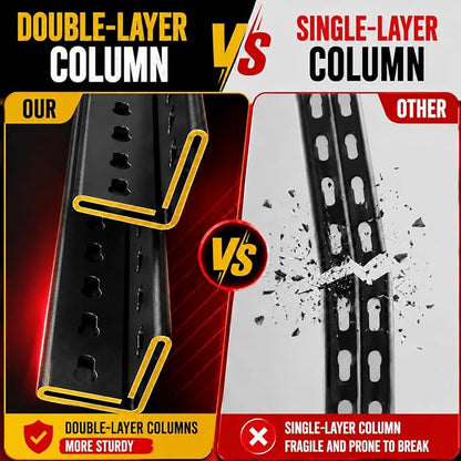 Garage Shelving, 2-in-1 Adjustable Storage Shelves - Image 2