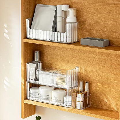 2-Tier Stackable Medicine Cabinet Organizer Shelves, Cotton Swab Holder - Image 5