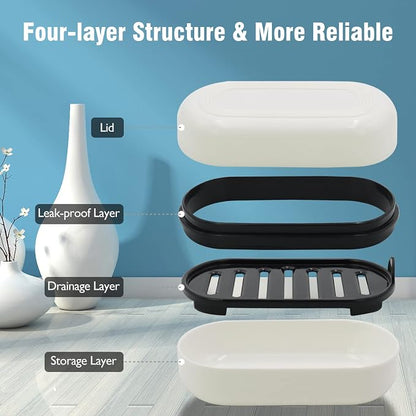 Travel Soap Container, Leakproof Soap Box, Travel Soap Holder - Image 2
