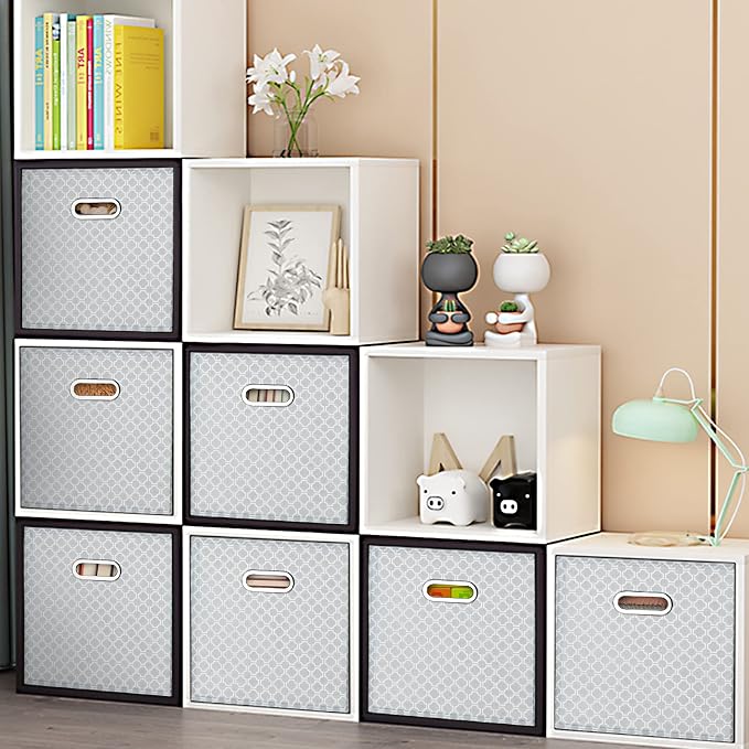 Fabric Cloth Storage Bins, Fabric Cube Organizer - Image 6