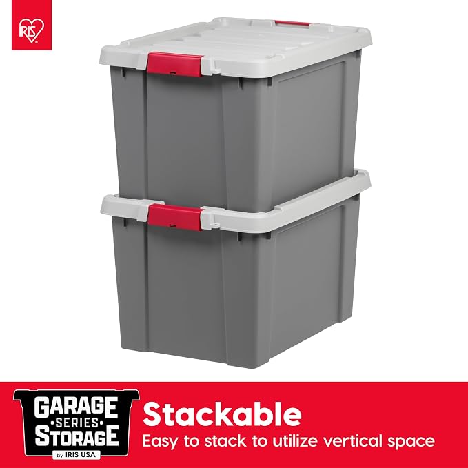 IRIS USA 20 Gallon Lockable Storage Totes - Image 4