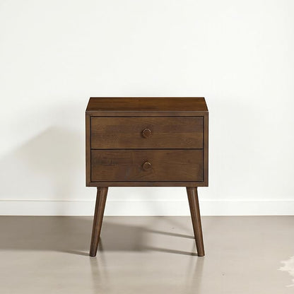 NTC Lux Nightstand with 2 Drawers, Featuring Adaptable Design, 150 lbs Load by NTC