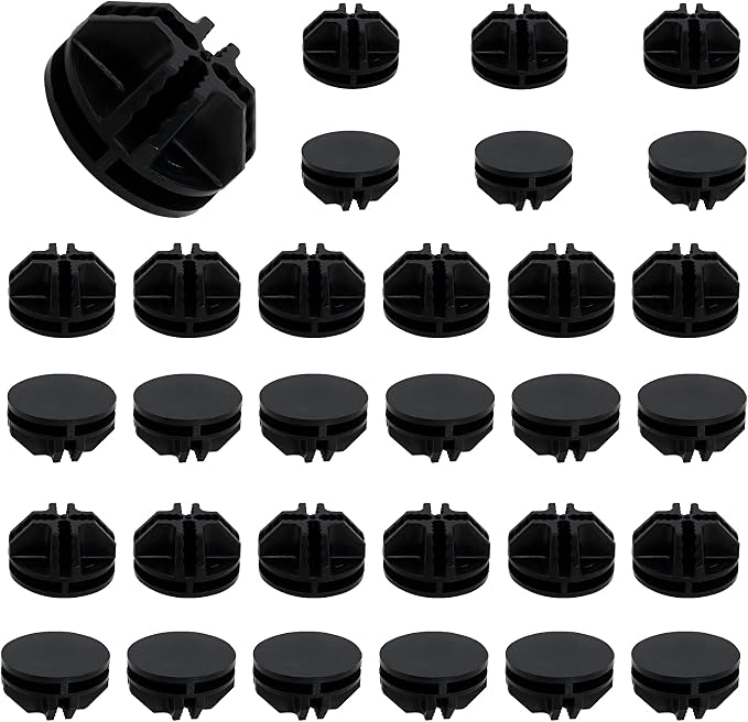 Bonsicoky 64 Pcs Black Plastic Connector by Bonsicoky