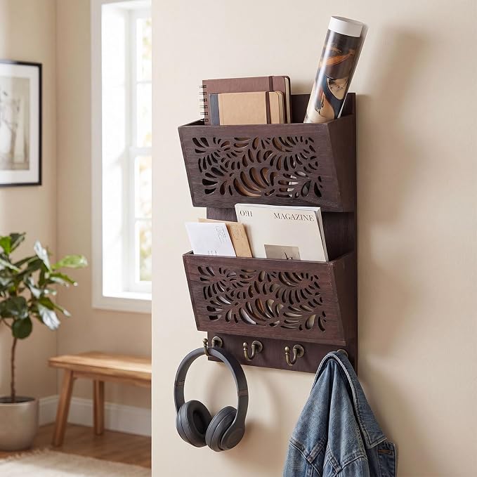 Wenqik Mail Organizer Wall Mounted - Image 6