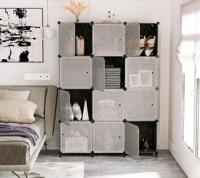 AWTATOS 12 Cube Storage Organizer, Closet Storage Shelves - Image 2