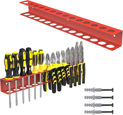 Screwdriver Plier Organizer Wall Mount, Screwdriver Rack, Metal Plier Holder by JSYONII