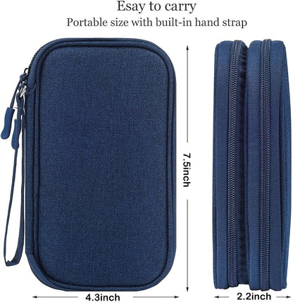CAAORDKSO Electronic Organizer, Travel Cable Organizer Bag Pouch Electronic - Image 2
